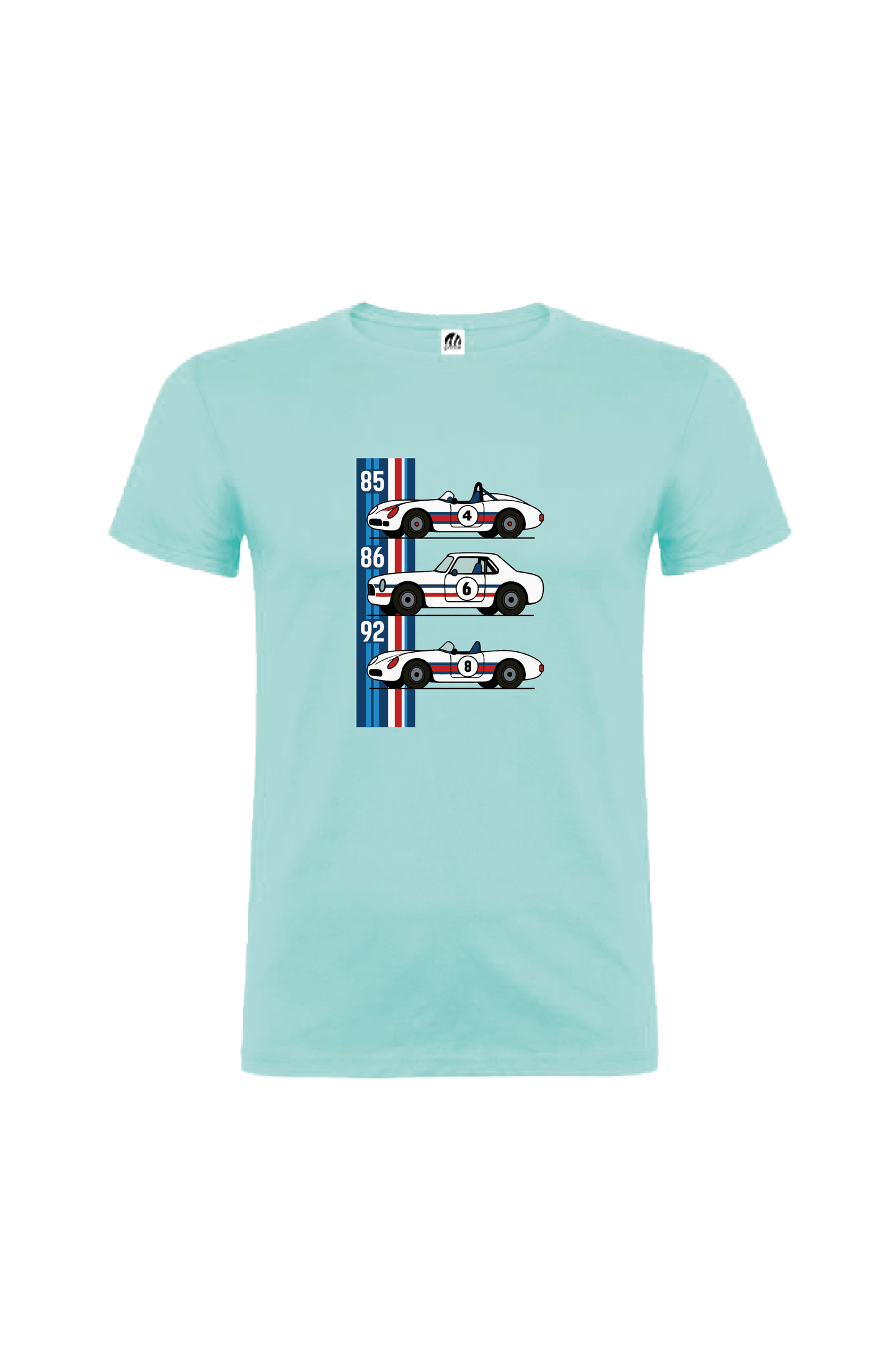 Camiseta Manga Corta Hombre Personalizada "Coche de carreras"