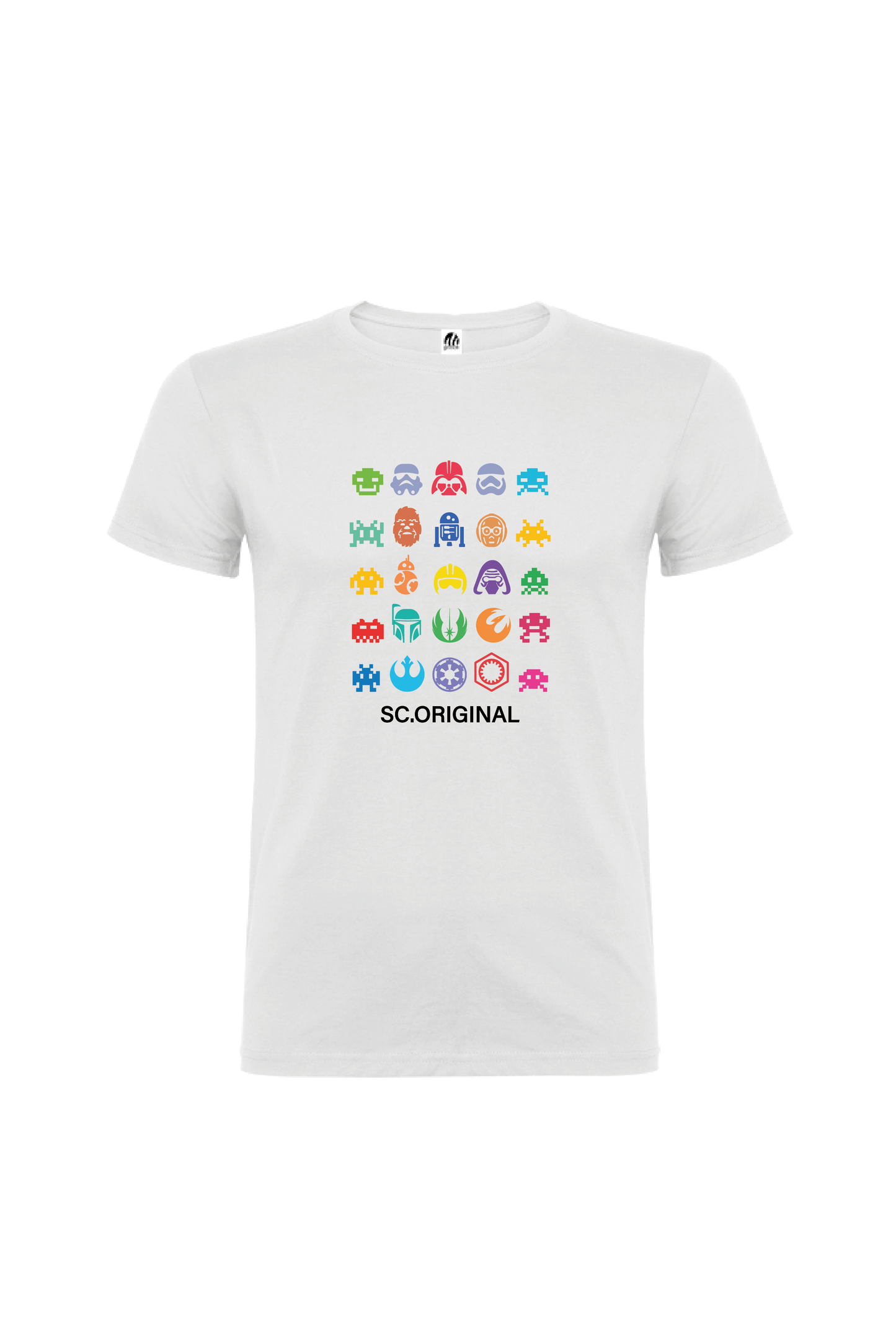 Camiseta Manga Corta Hombre Personalizada "Invasores del espacio"