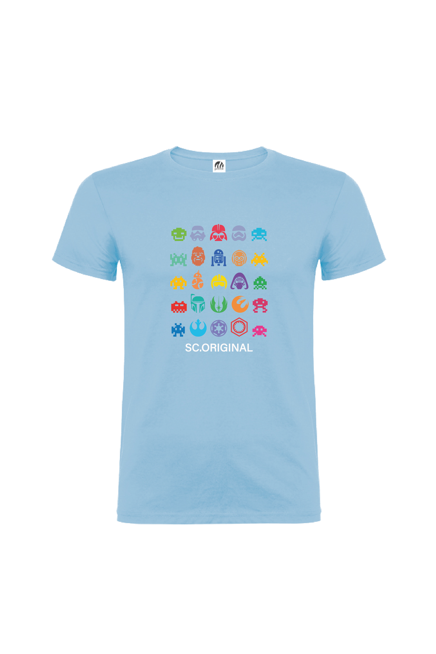 Camiseta Manga Corta Hombre Personalizada "Invasores del espacio"