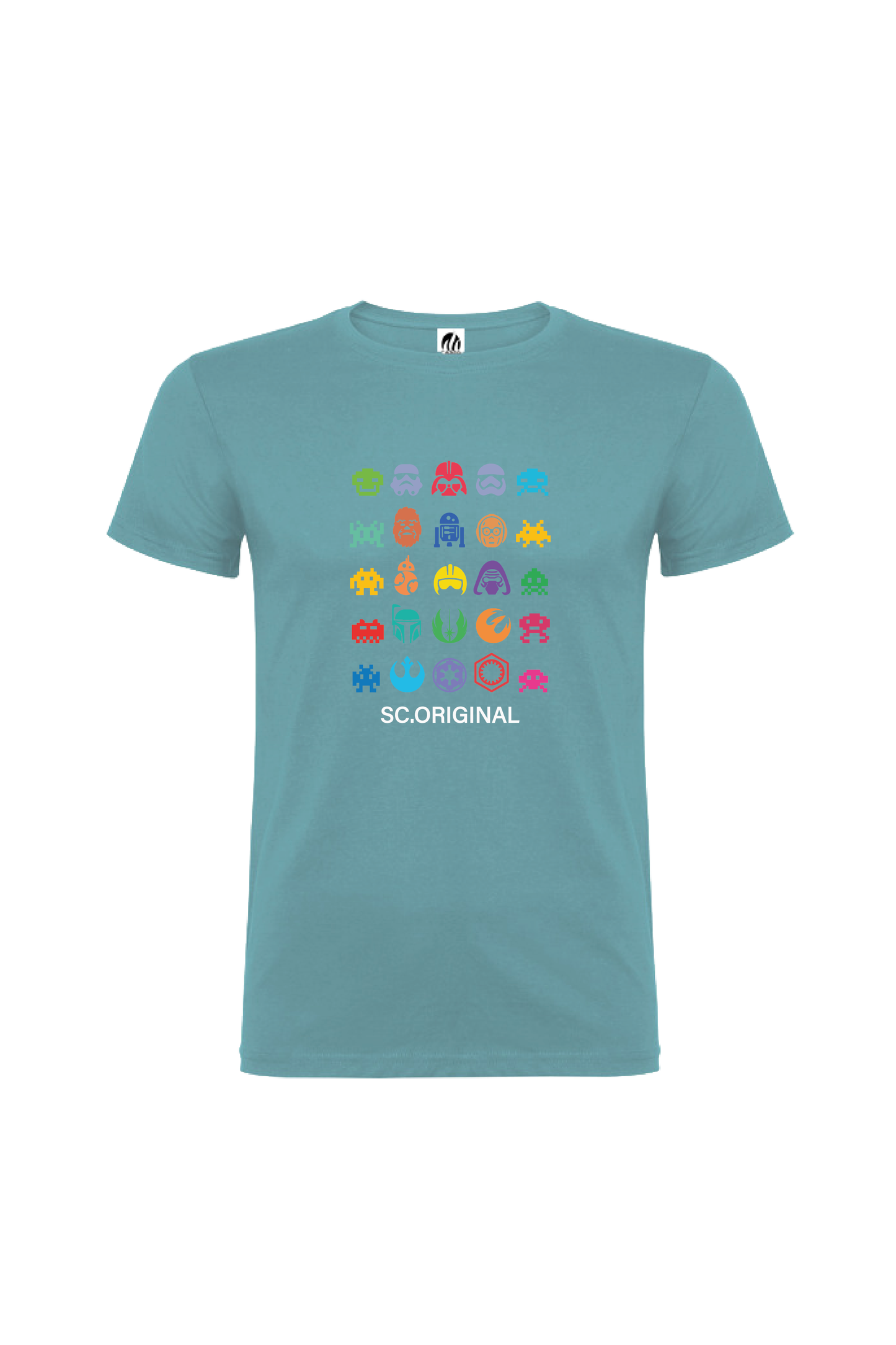 Camiseta Manga Corta Hombre Personalizada "Invasores del espacio"