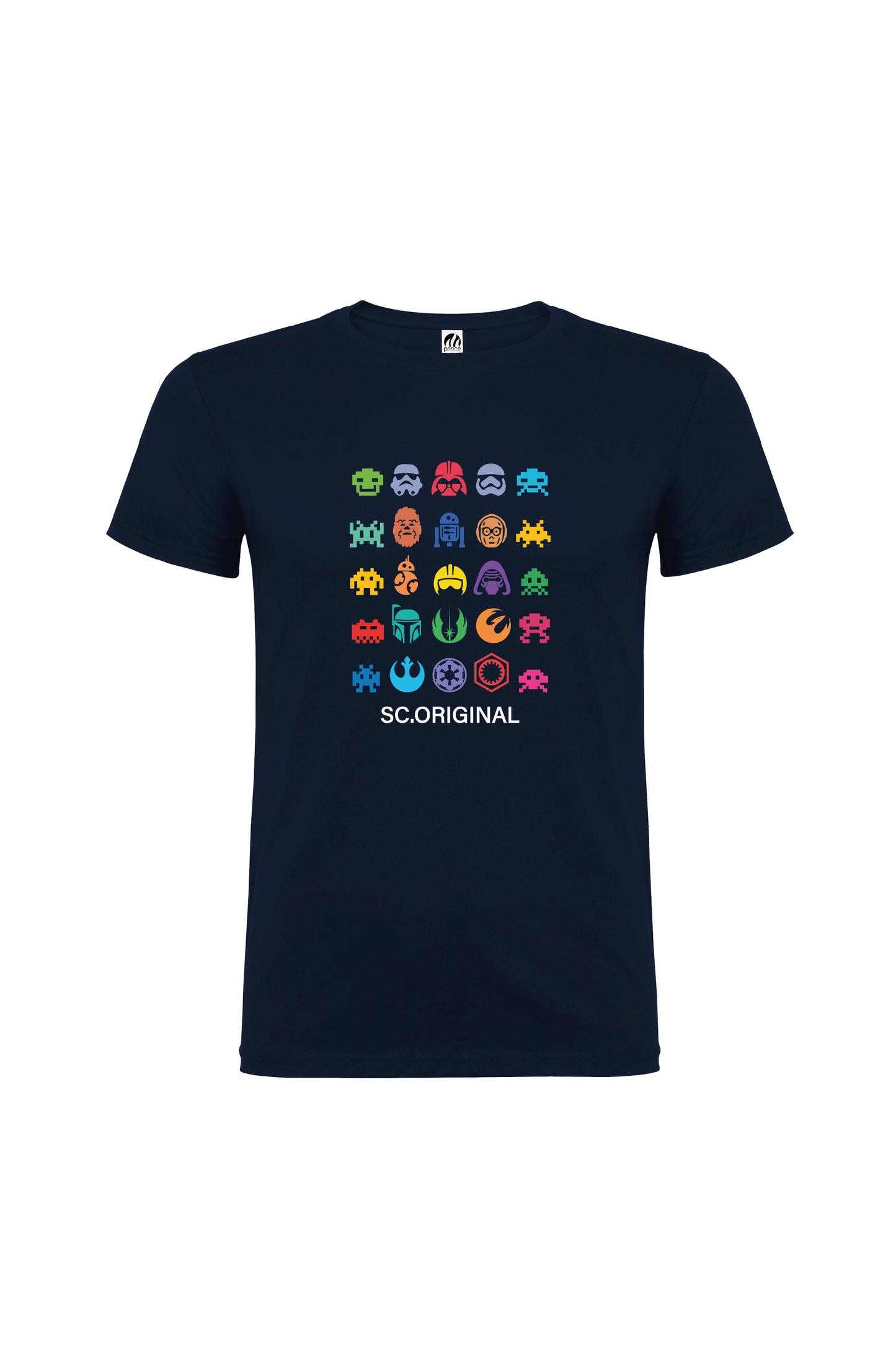 Camiseta Manga Corta Hombre Personalizada "Invasores del espacio"