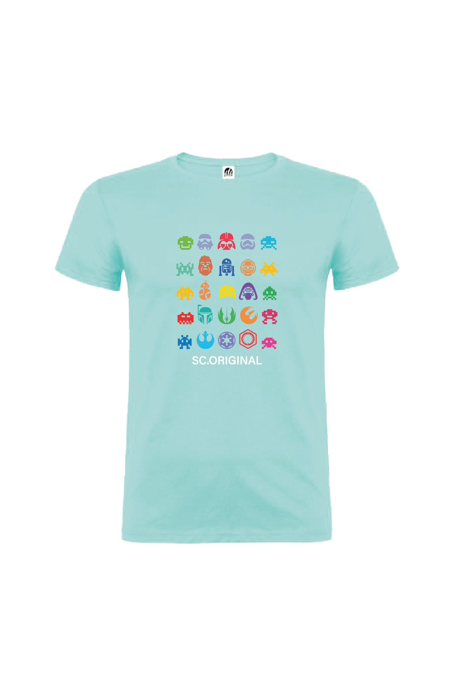 Camiseta Manga Corta Hombre Personalizada "Invasores del espacio"