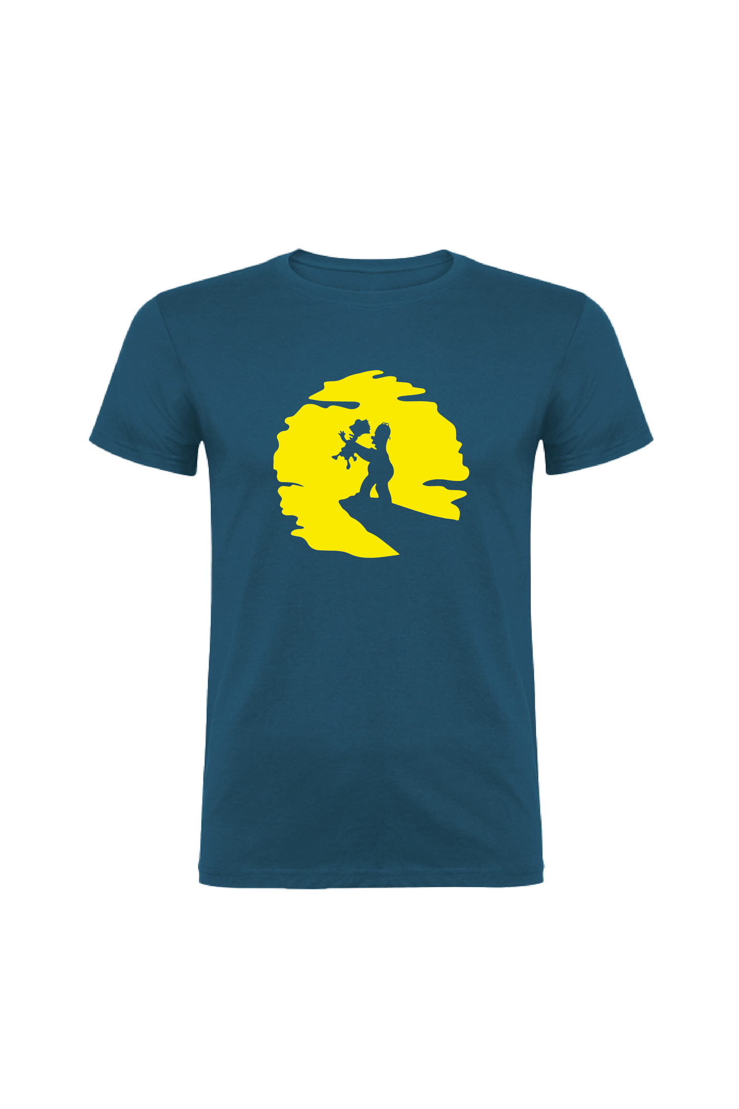 Camiseta Manga Corta Hombre Personalizada "Simpson"