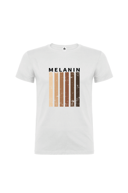 Camiseta Manga Corta Hombre Personalizada "Melanin"
