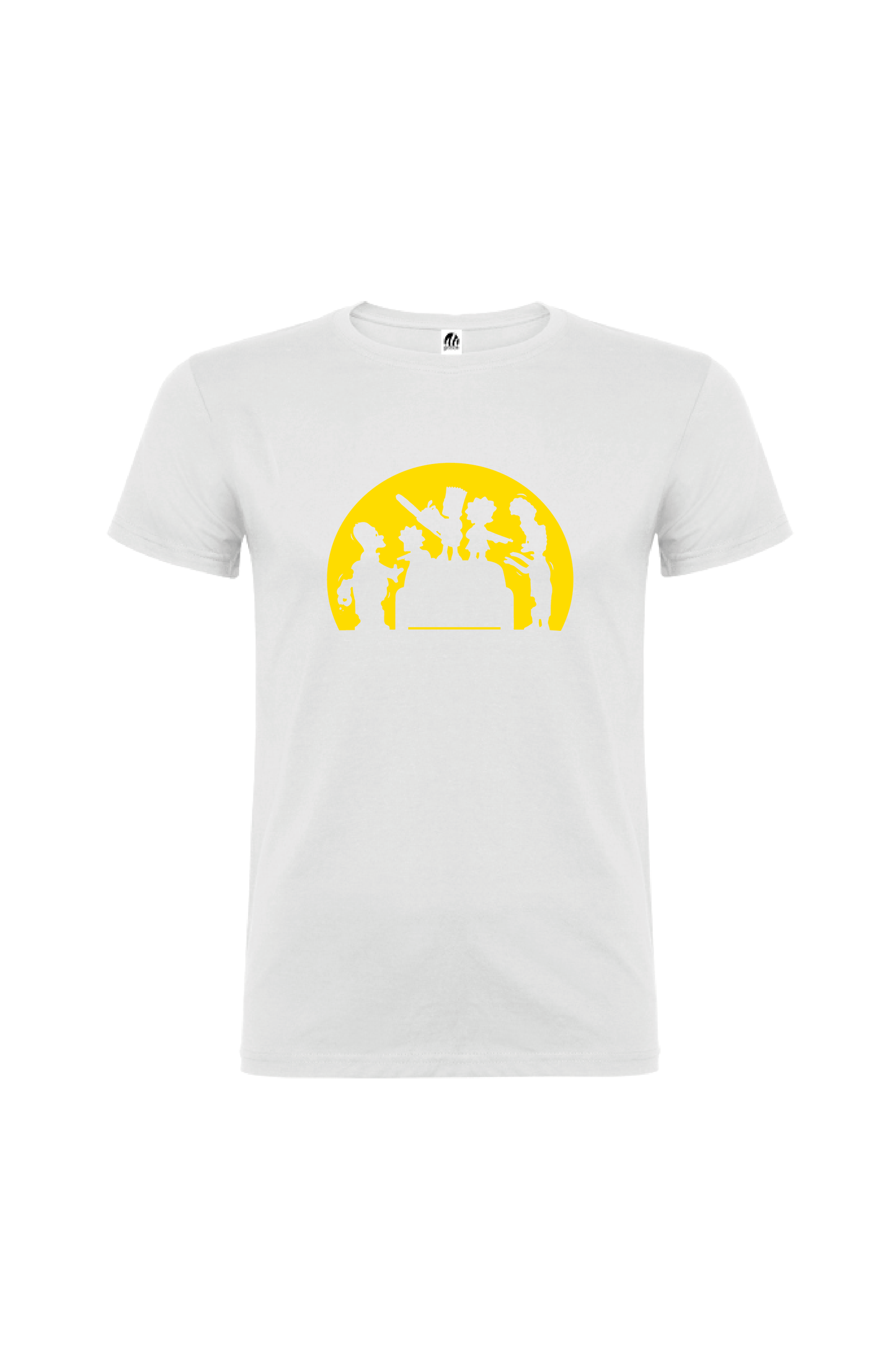 Camiseta Manga Corta Hombre Personalizada "Familia Simpson"