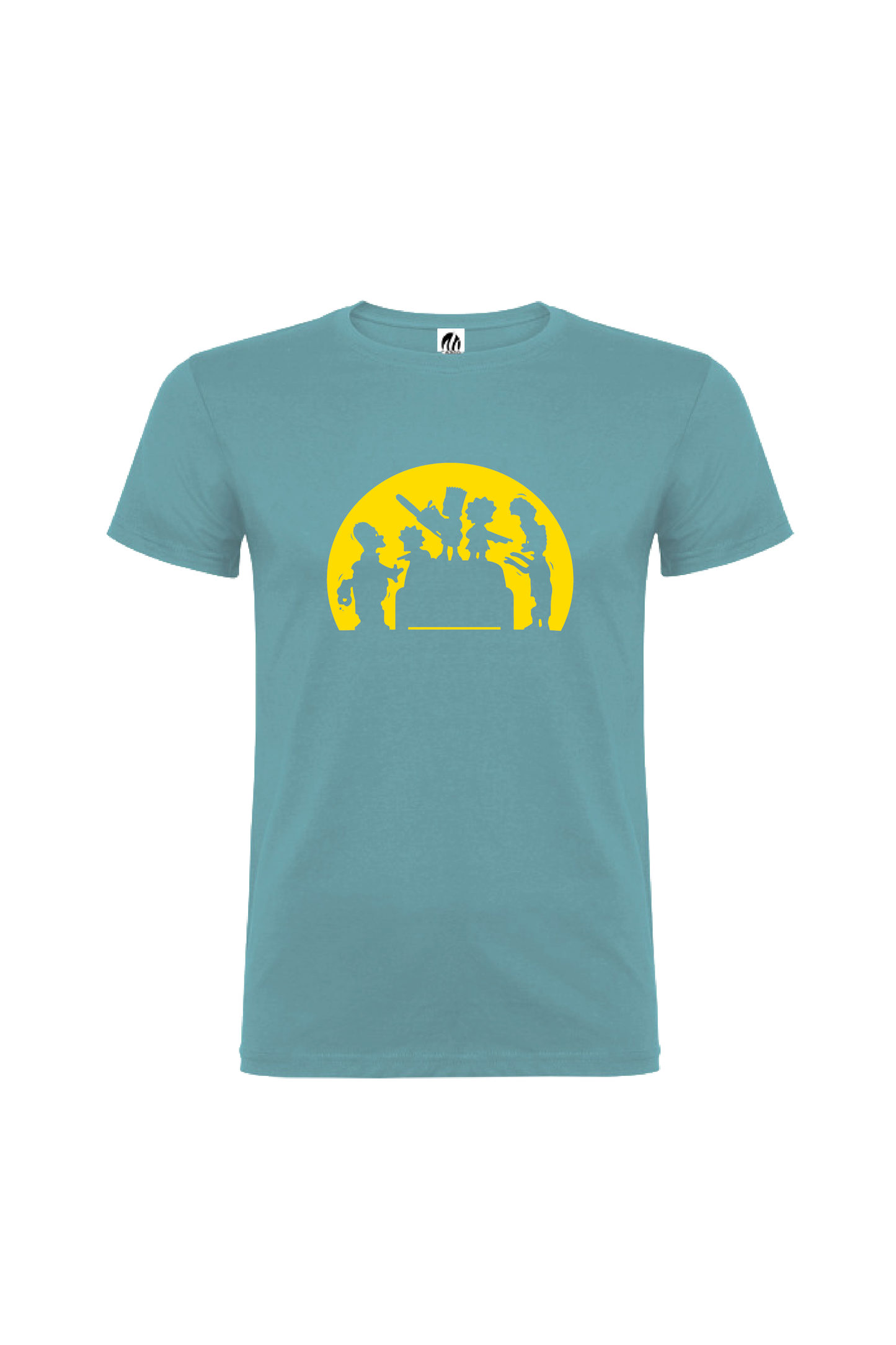 Camiseta Manga Corta Hombre Personalizada "Familia Simpson"