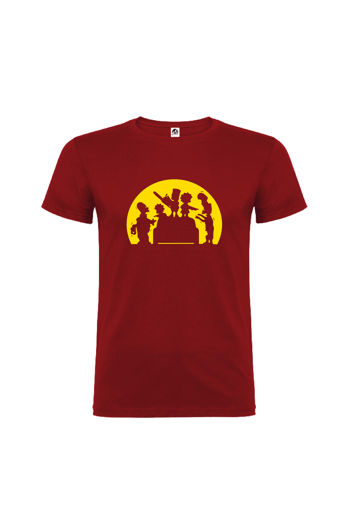 Camiseta Manga Corta Hombre Personalizada "Familia Simpson"