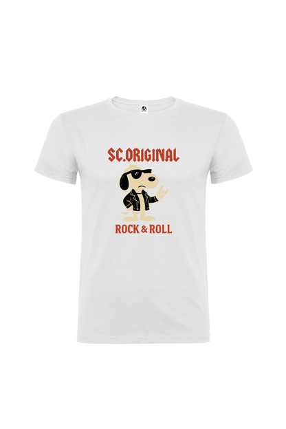 Camiseta Manga Corta Hombre Personalizada "Rock & Roll"