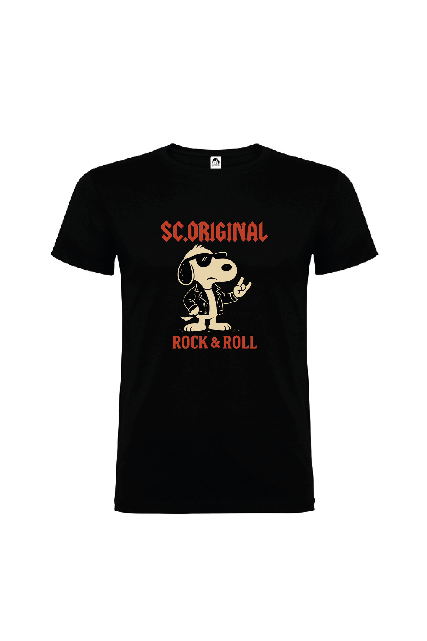 Camiseta Manga Corta Hombre Personalizada "Rock & Roll"