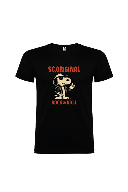 Camiseta Manga Corta Hombre Personalizada "Rock & Roll"