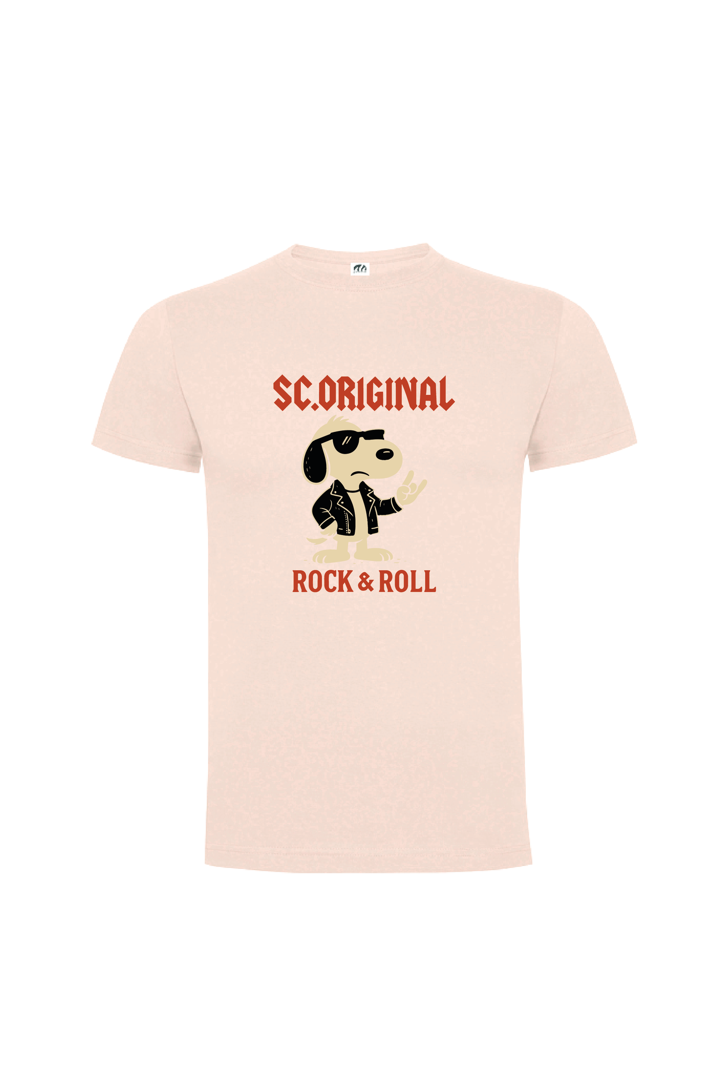 Camiseta Manga Corta Hombre Personalizada "Rock & Roll"