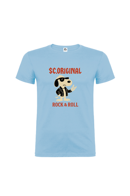 Camiseta Manga Corta Hombre Personalizada "Rock & Roll"