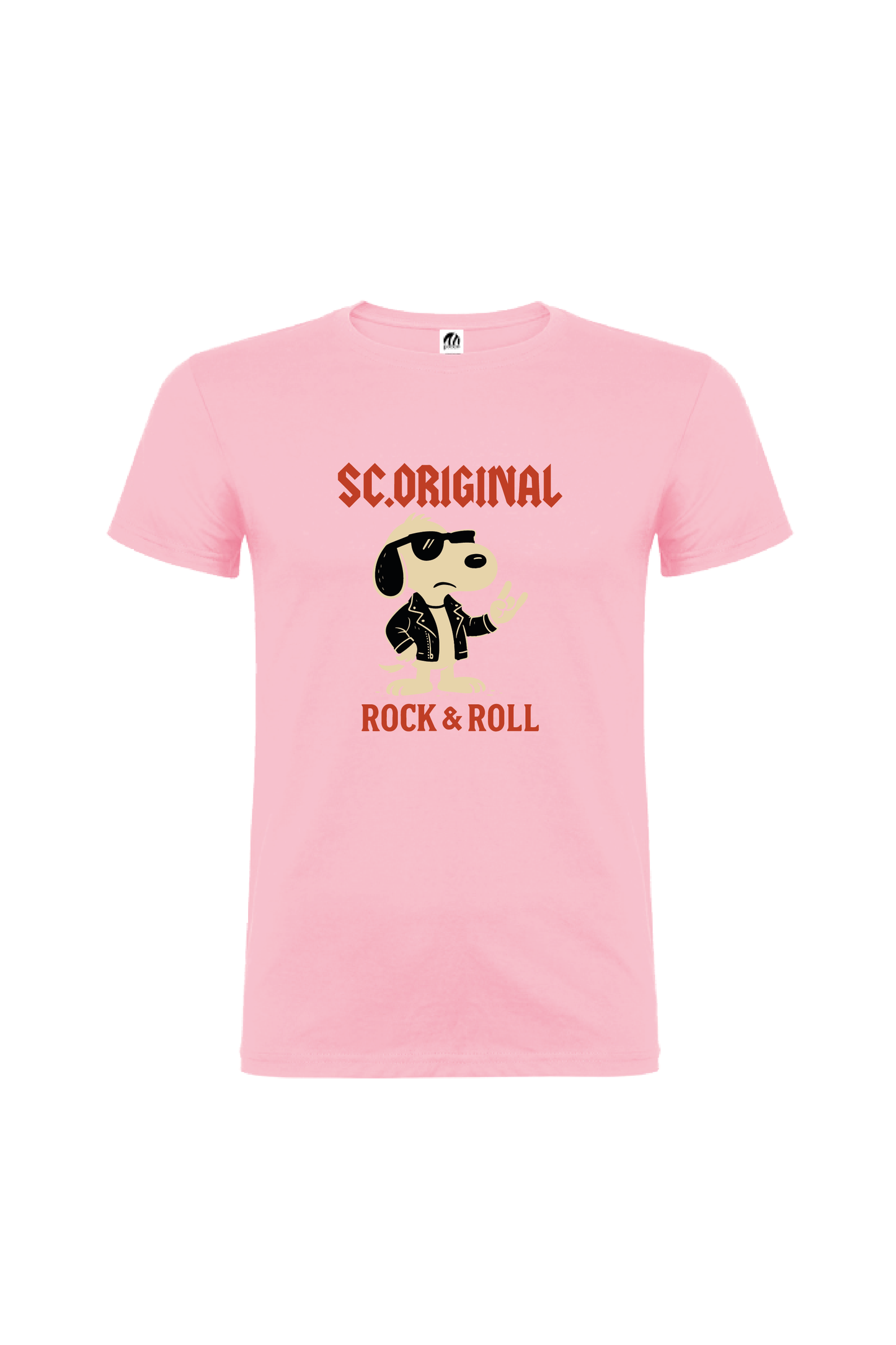 Camiseta Manga Corta Hombre Personalizada "Rock & Roll"