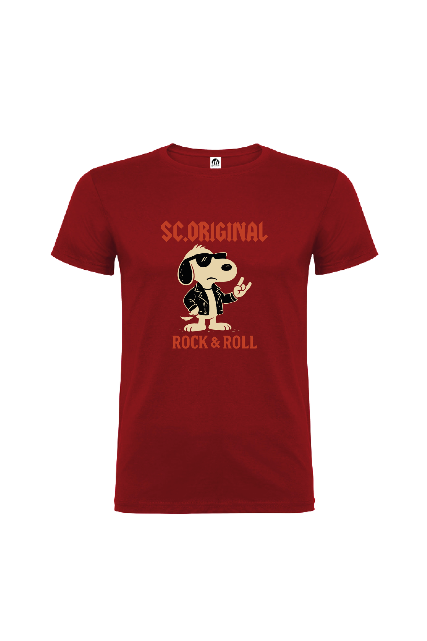 Camiseta Manga Corta Hombre Personalizada "Rock & Roll"