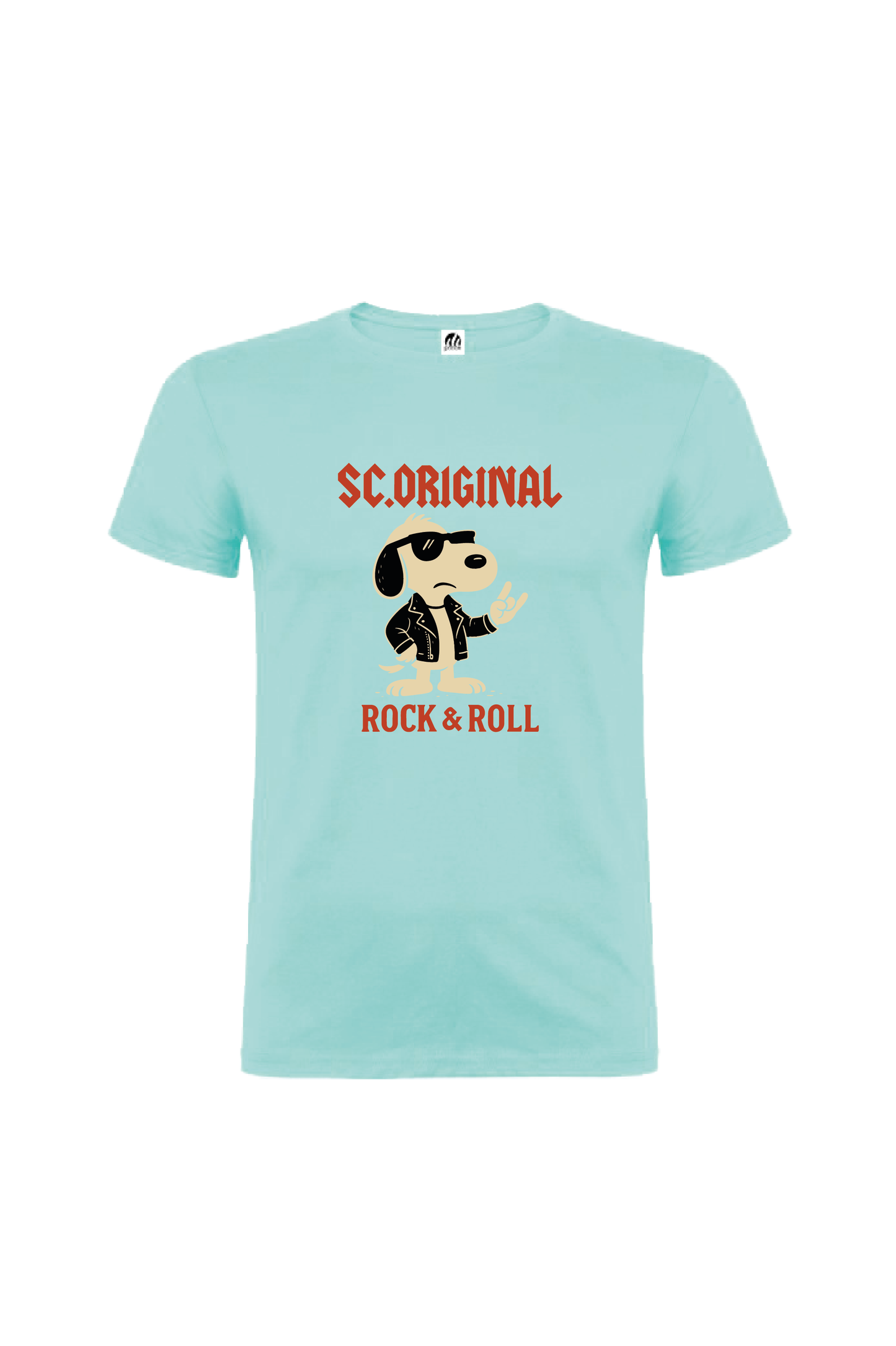 Camiseta Manga Corta Hombre Personalizada "Rock & Roll"