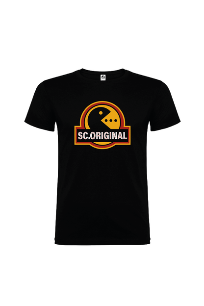 Camiseta Manga Corta Hombre Personalizada "Pac man sc.original"