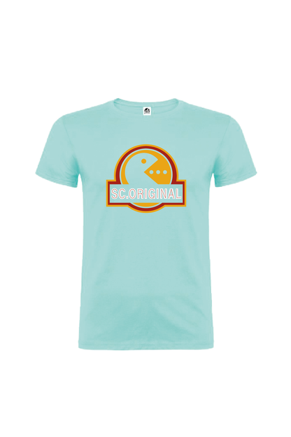 Camiseta Manga Corta Hombre Personalizada "Pac man sc.original"