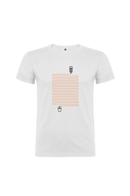 Camiseta Manga Corta Hombre Personalizada "Line"