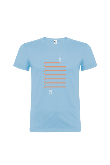 Camiseta Manga Corta Hombre Personalizada "Line"