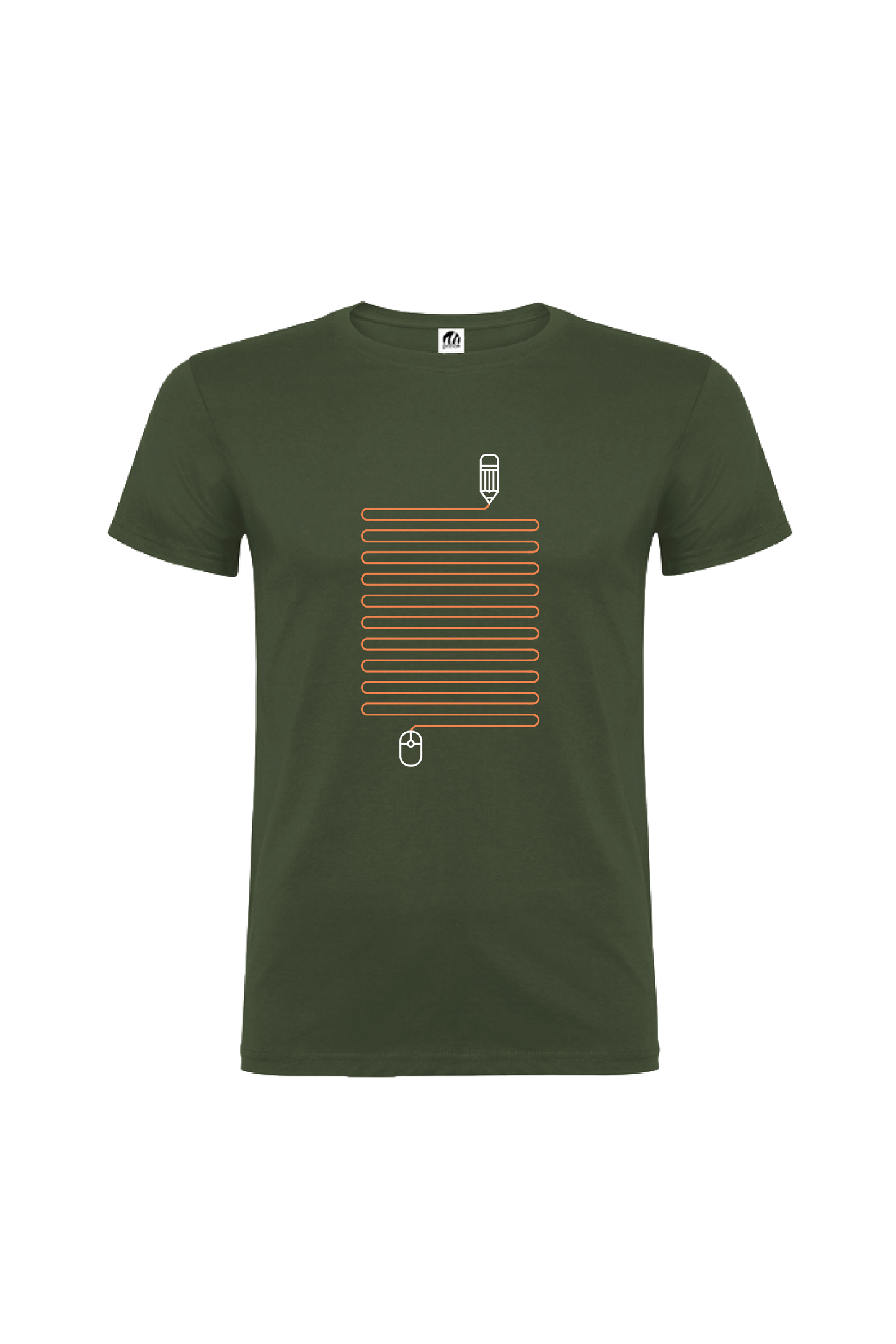 Camiseta Manga Corta Hombre Personalizada "Line"