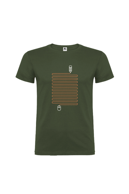 Camiseta Manga Corta Hombre Personalizada "Line"