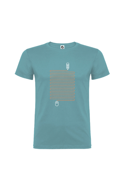 Camiseta Manga Corta Hombre Personalizada "Line"