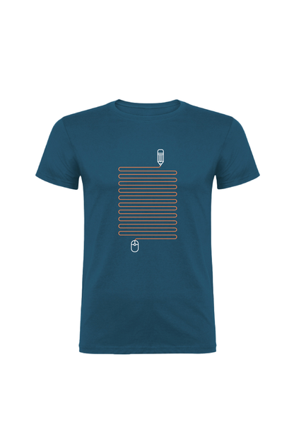 Camiseta Manga Corta Hombre Personalizada "Line"