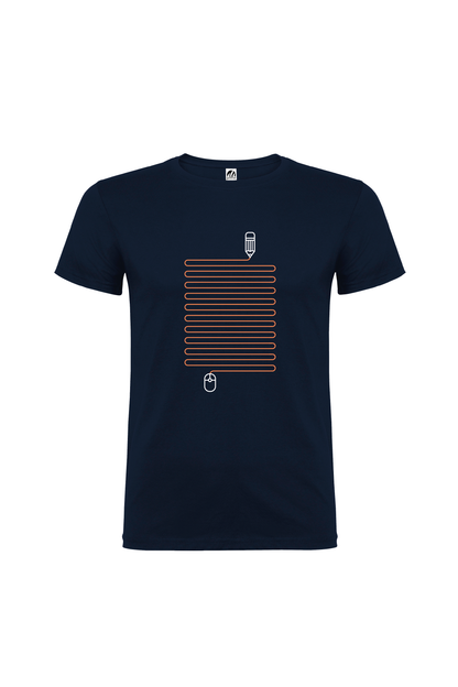 Camiseta Manga Corta Hombre Personalizada "Line"