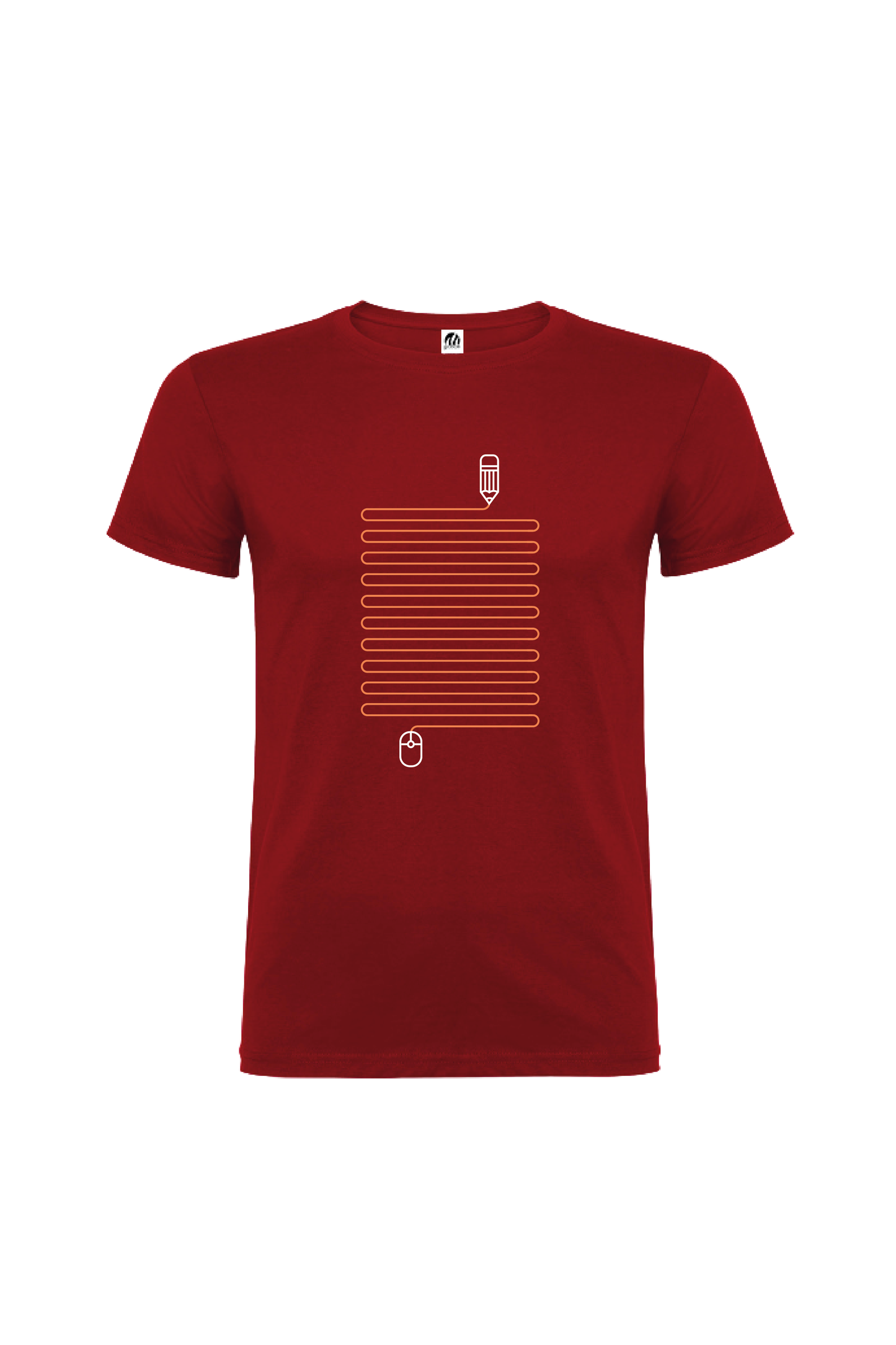 Camiseta Manga Corta Hombre Personalizada "Line"