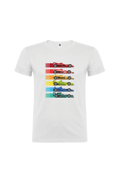 Camiseta Manga Corta Hombre Personalizada "Fórmula 1"