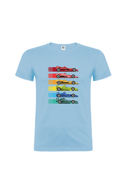 Camiseta Manga Corta Hombre Personalizada "Fórmula 1"