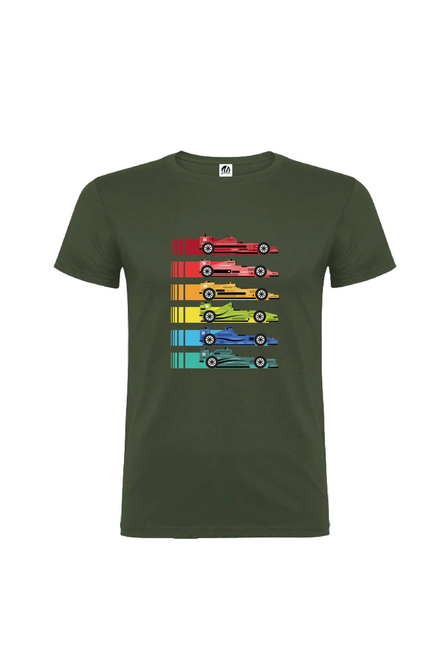 Camiseta Manga Corta Hombre Personalizada "Fórmula 1"