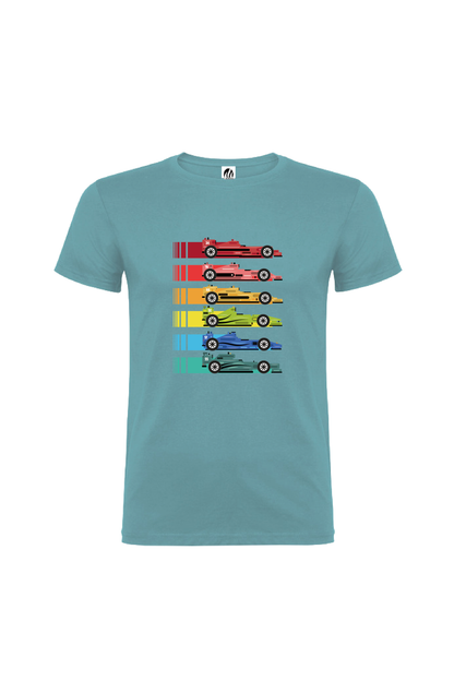 Camiseta Manga Corta Hombre Personalizada "Fórmula 1"