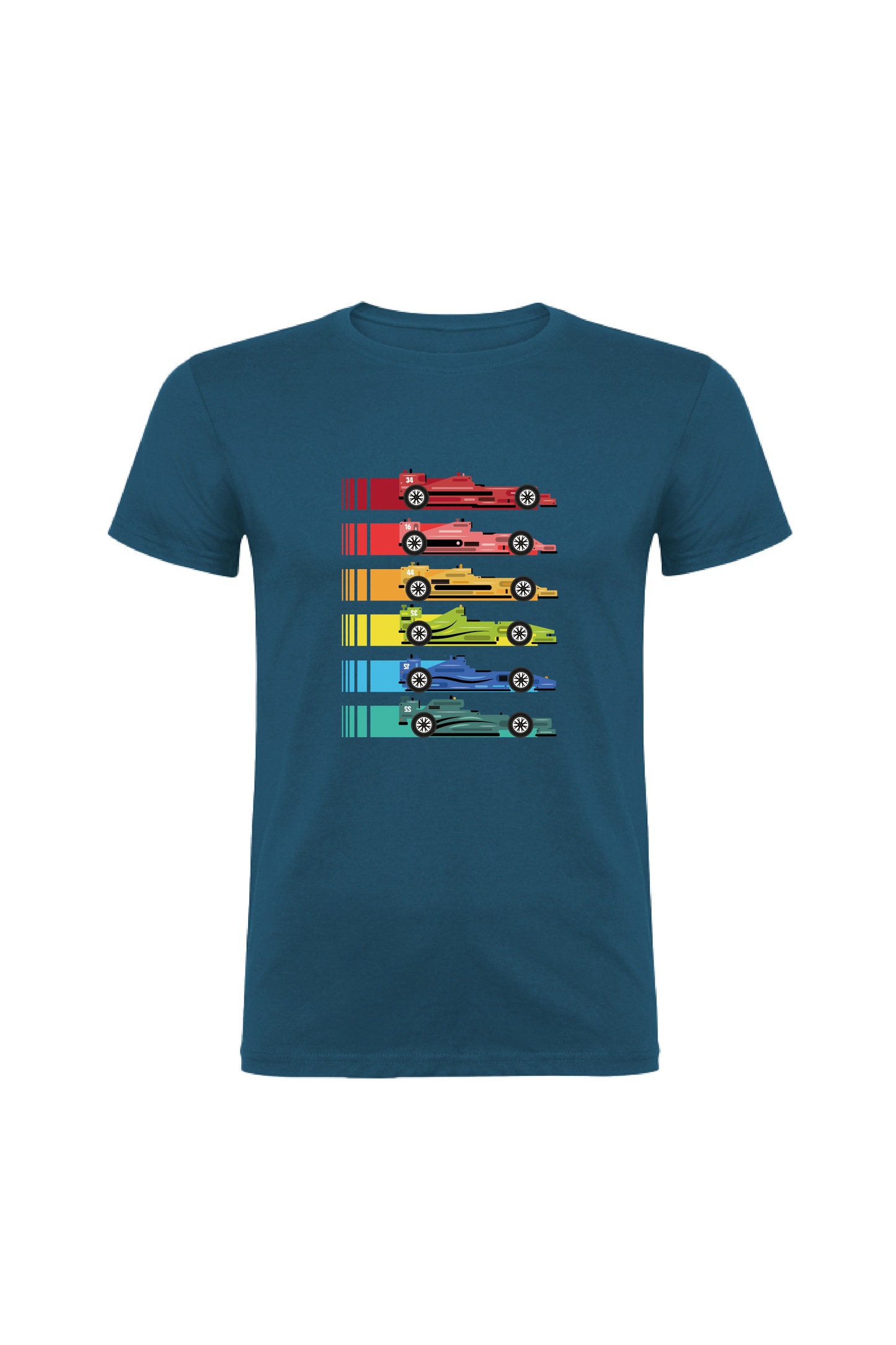 Camiseta Manga Corta Hombre Personalizada "Fórmula 1"