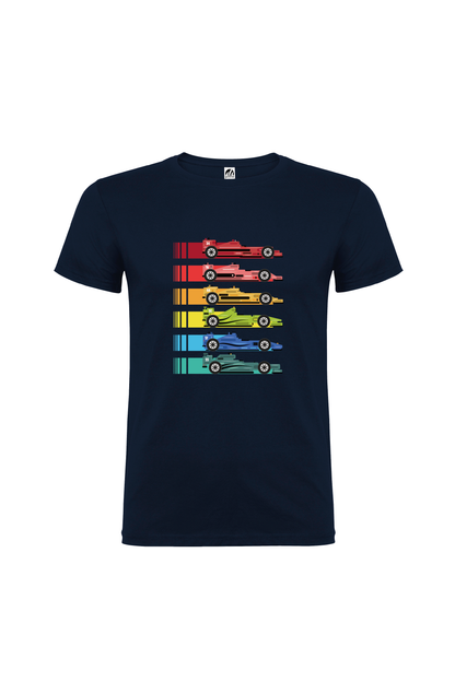Camiseta Manga Corta Hombre Personalizada "Fórmula 1"