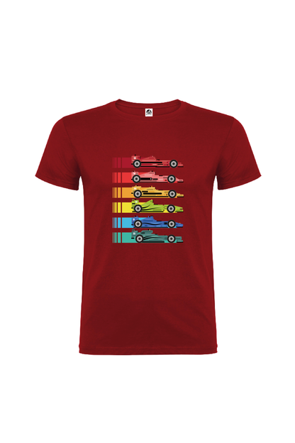 Camiseta Manga Corta Hombre Personalizada "Fórmula 1"