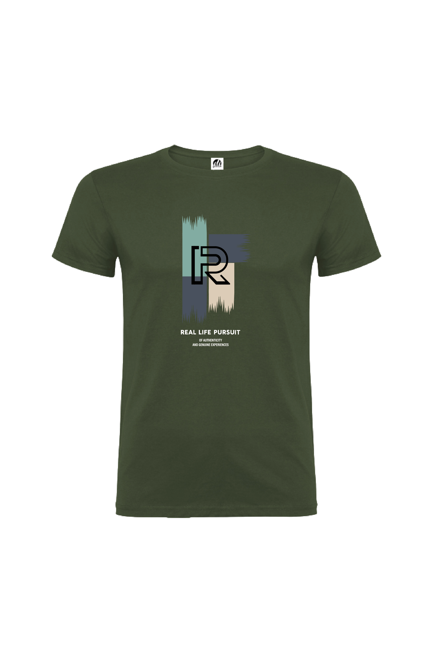 Camiseta Manga Corta Hombre Personalizada "Real Life"