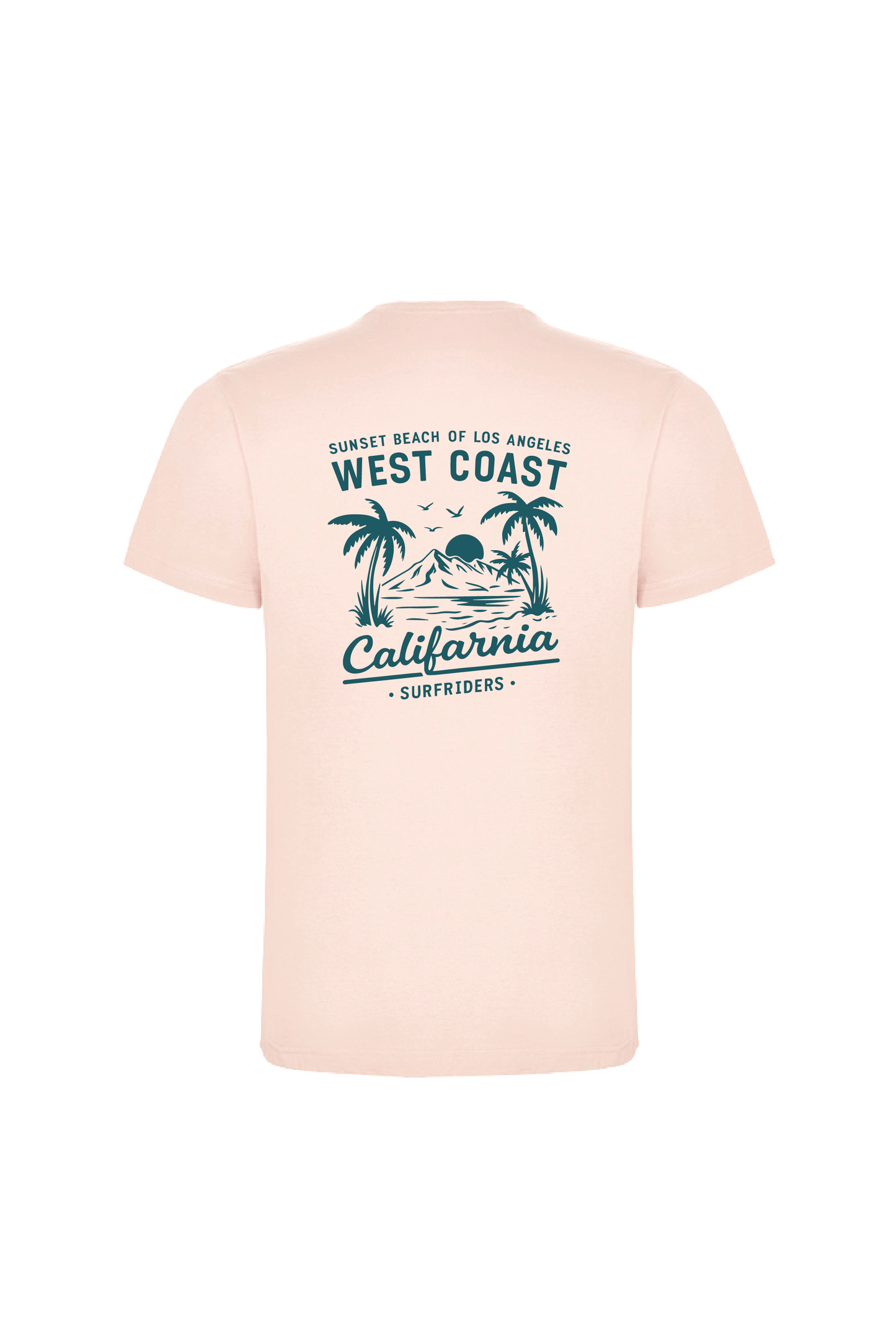 Camiseta Manga Corta Hombre Personalizada "West Coast"