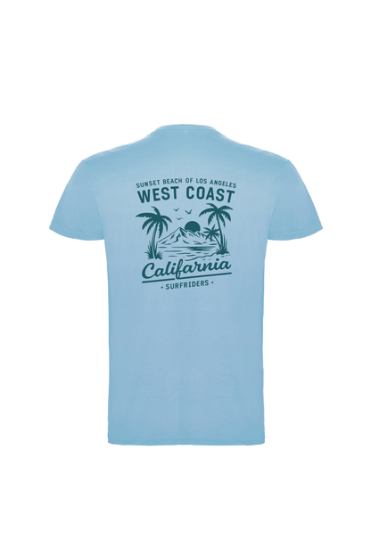 Camiseta Manga Corta Hombre Personalizada "West Coast"