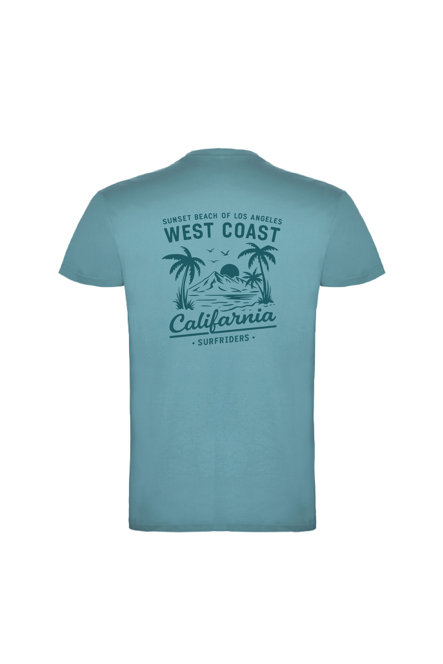 Camiseta Manga Corta Hombre Personalizada "West Coast"