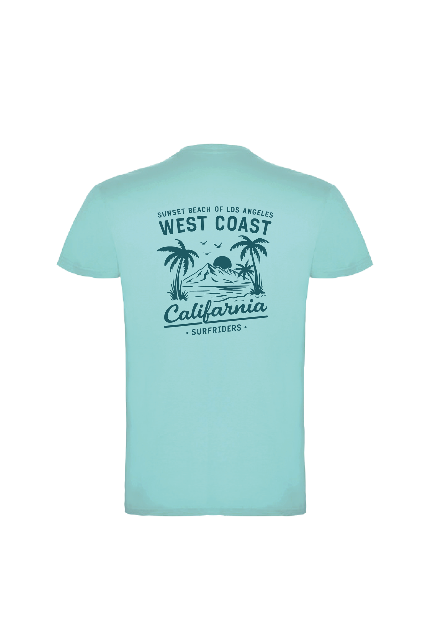 Camiseta Manga Corta Hombre Personalizada "West Coast"