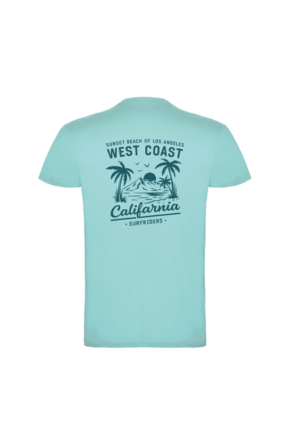 Camiseta Manga Corta Hombre Personalizada "West Coast"