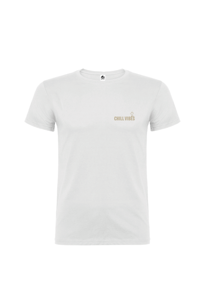 Camiseta Manga Corta Hombre Personalizada "Chill Vibes"