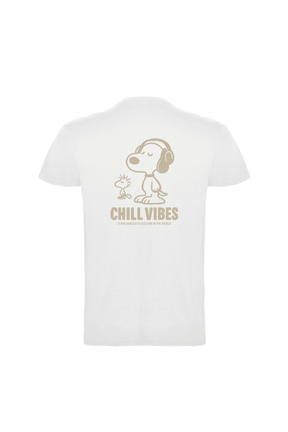 Camiseta Manga Corta Hombre Personalizada "Chill Vibes"