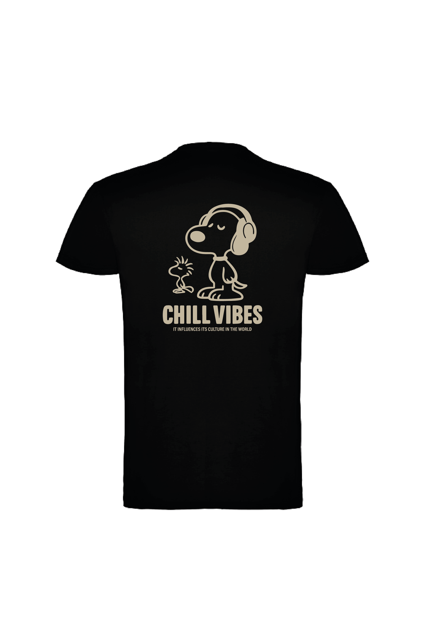 Camiseta Manga Corta Hombre Personalizada "Chill Vibes"
