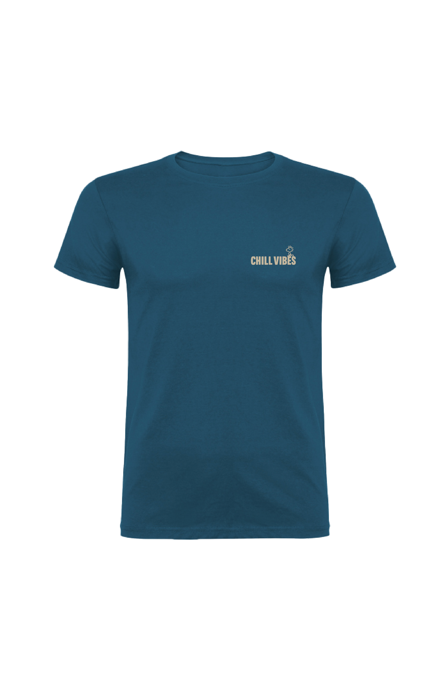Camiseta Manga Corta Hombre Personalizada "Chill Vibes"