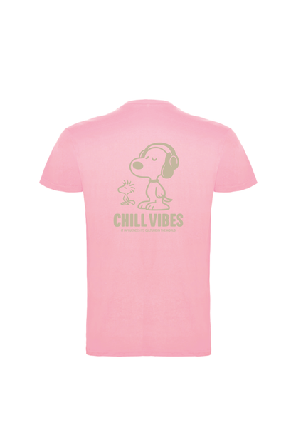 Camiseta Manga Corta Hombre Personalizada "Chill Vibes"