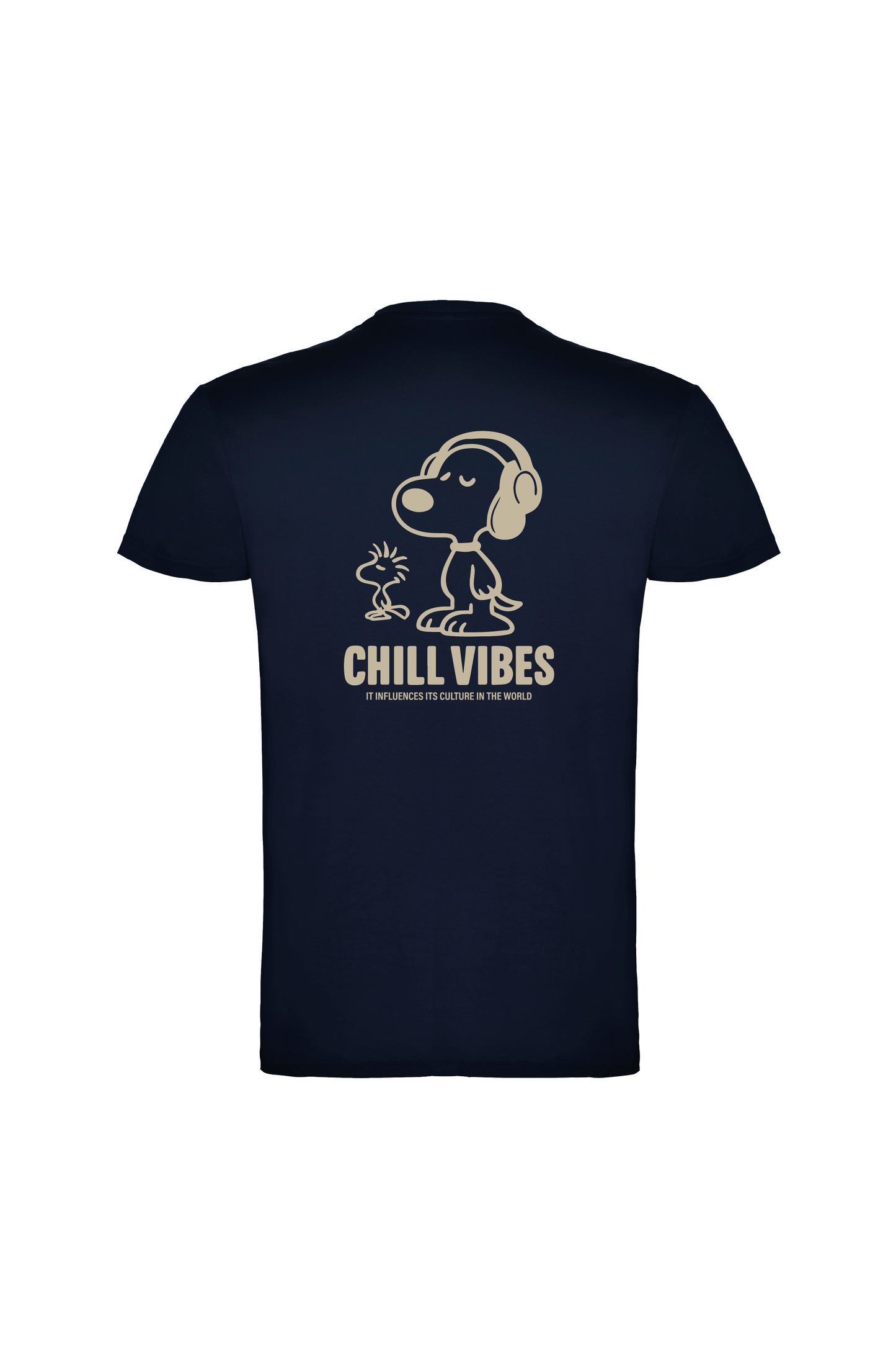 Camiseta Manga Corta Hombre Personalizada "Chill Vibes"