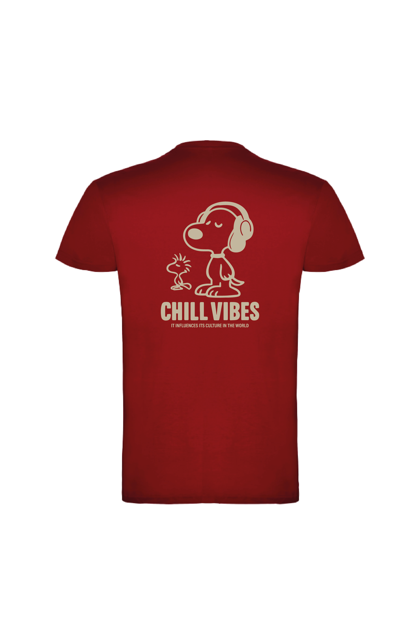 Camiseta Manga Corta Hombre Personalizada "Chill Vibes"