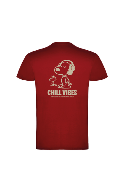 Camiseta Manga Corta Hombre Personalizada "Chill Vibes"